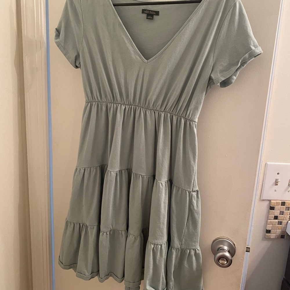 Light teal dress
